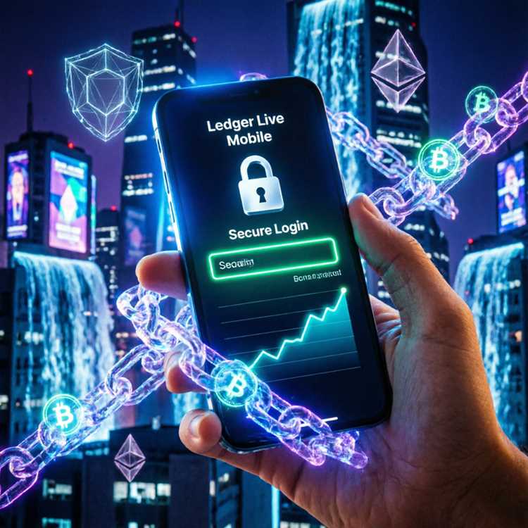 Download Ledger Live Mobile app on smartphone with crypto wallet dashboard